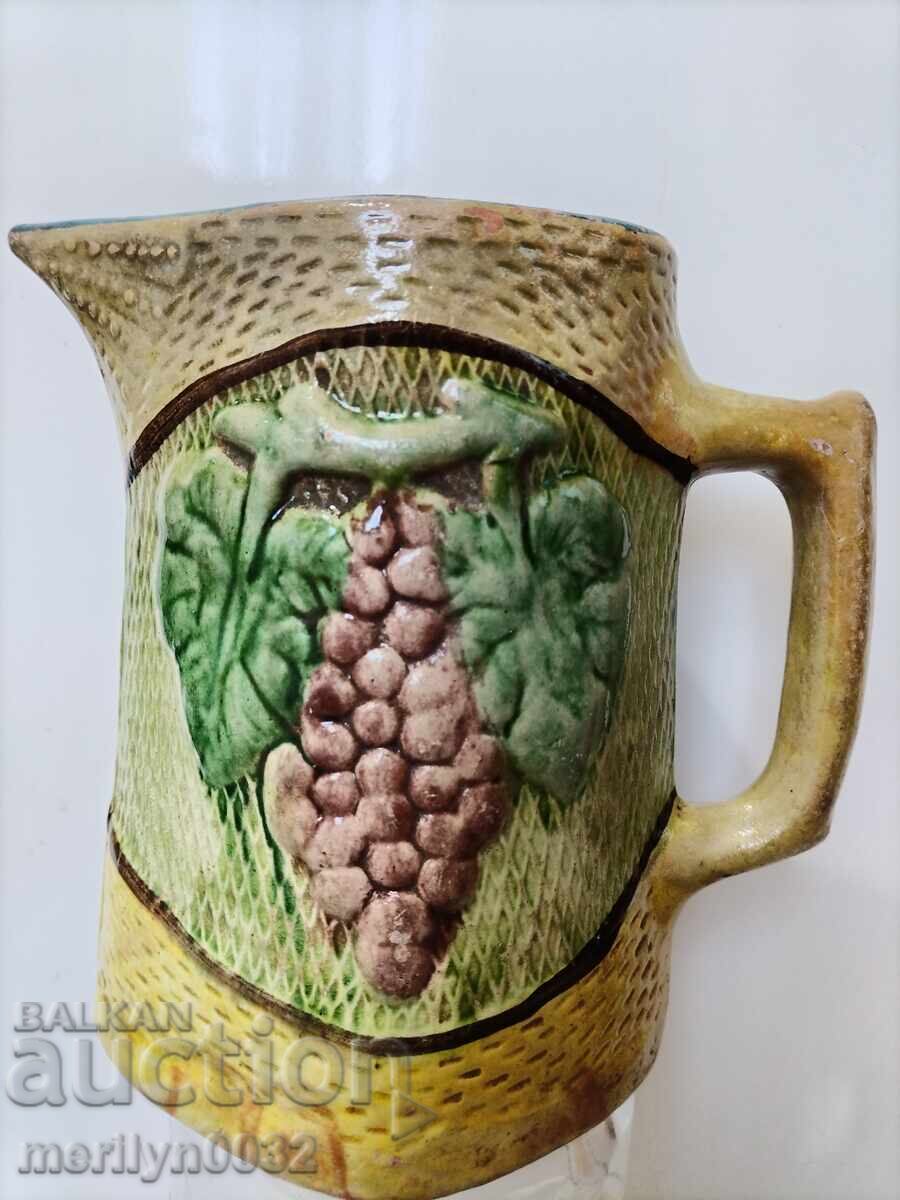 Ανάγλυφο Τρωική κανάτα, κεραμική, ανάγλυφο, τέλη 19ου αιώνα