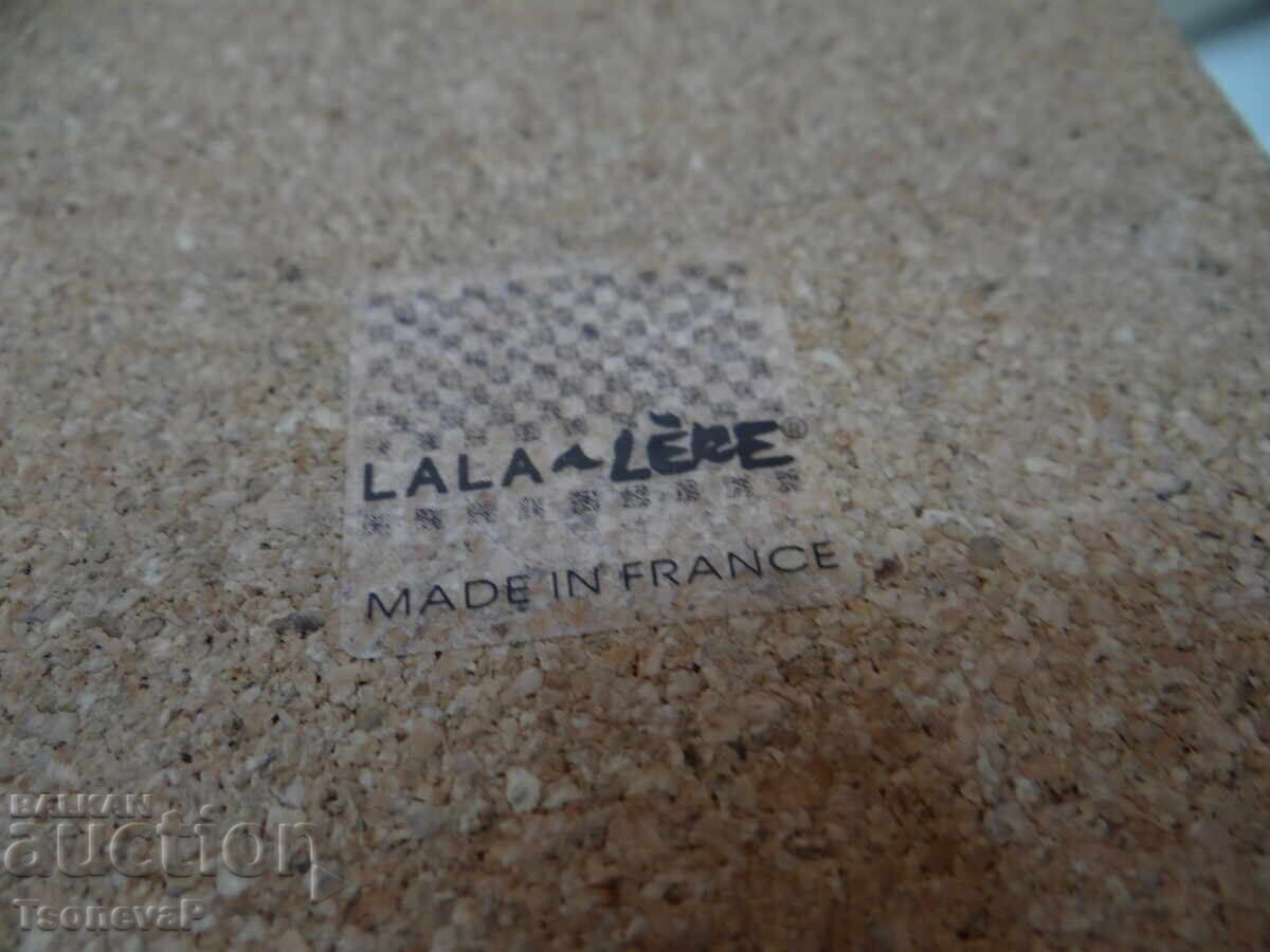 Auction Set of French coasters with cork backing Auction Set of French coasters with cork backing