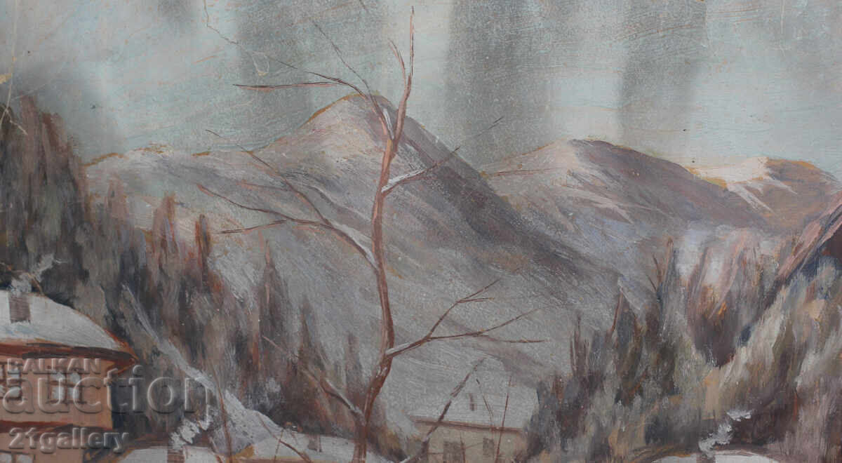 Delivery of Nikola Tuzsuzov (1900-1977), landscape, oil painting Delivery of Nikola Tuzsuzov (1900-1977), landscape, oil painting