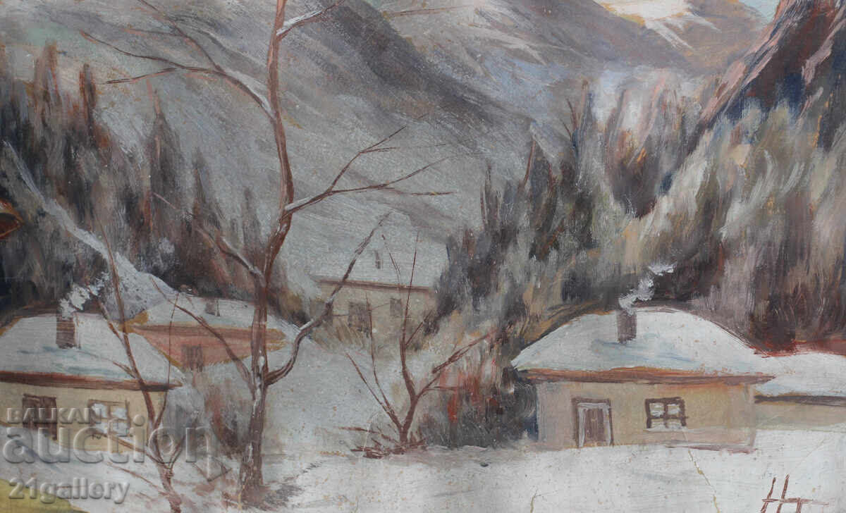 Nikola Tuzsuzov (1900-1977), landscape, oil painting - 5 Nikola Tuzsuzov (1900-1977), landscape, oil painting - 5