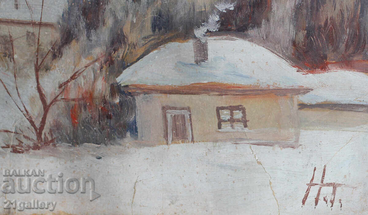 Nikola Tuzsuzov (1900-1977), landscape, oil painting - 7 Nikola Tuzsuzov (1900-1977), landscape, oil painting - 7