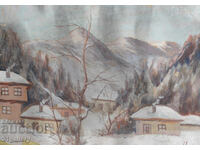 Nikola Tuzsuzov (1900-1977), landscape, oil painting