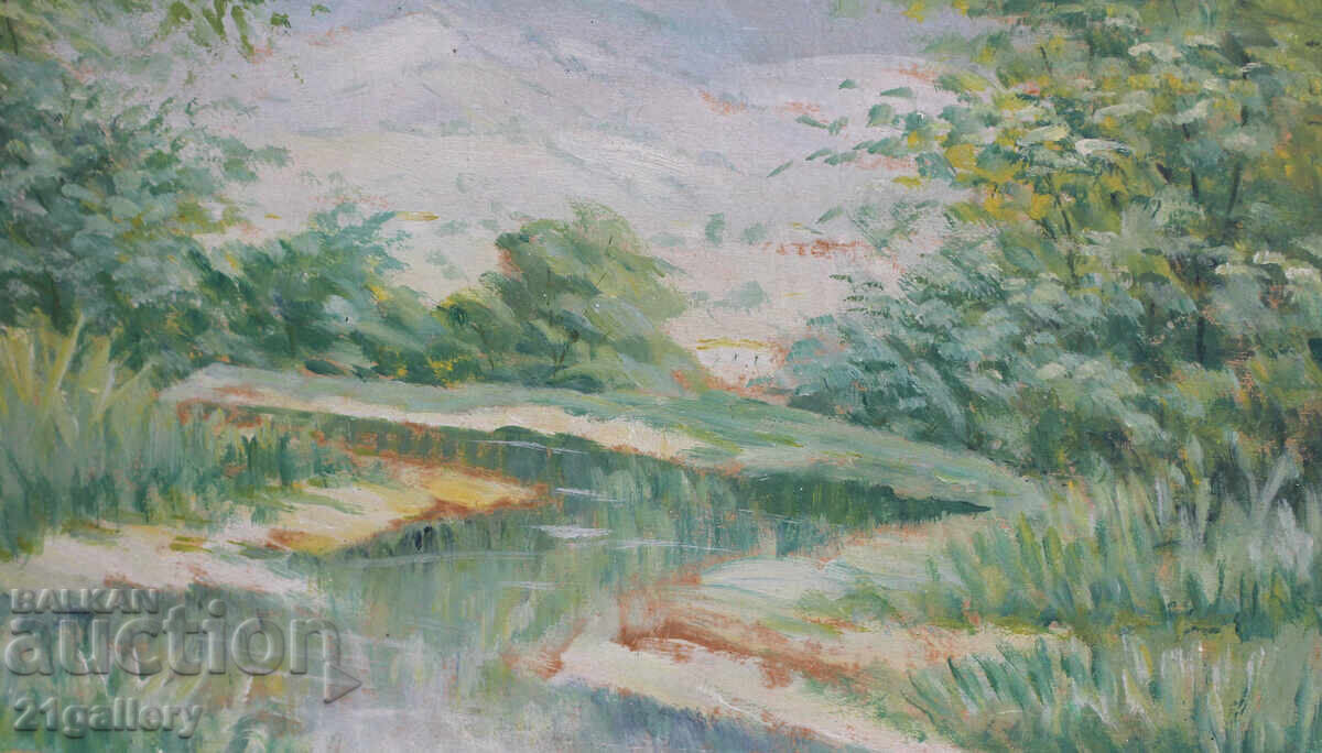 Nikola Tuzsuzov (1900-1977), landscape, oil painting - 5