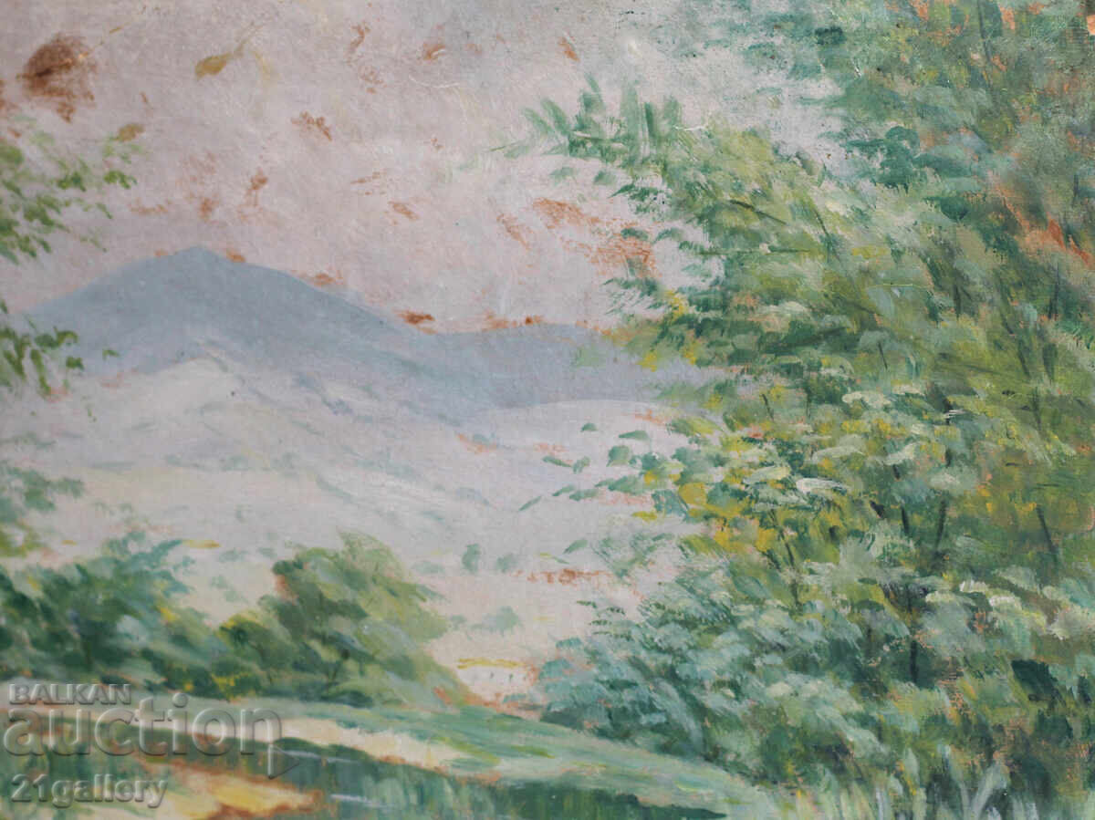 Nikola Tuzsuzov (1900-1977), landscape, oil painting - 7