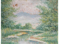 Nikola Tuzsuzov (1900-1977), landscape, oil painting