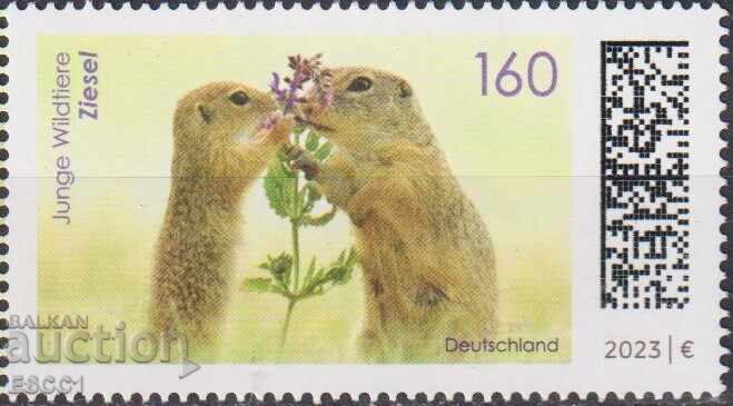 Mint Stamp Fauna Ground Squirrel Gopher 2023 from Germany