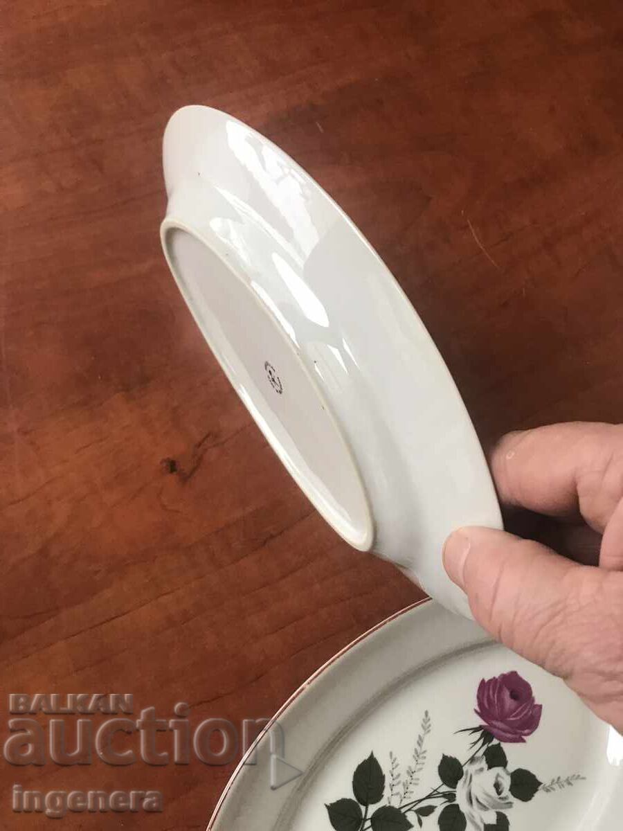 Livrarea PLĂUTĂ OVALĂ BULGARIA DE PORCELAN DIN SOTSA-2 BR. Livrarea PLĂUTĂ OVALĂ BULGARIA DE PORCELAN DIN SOTSA-2 BR.