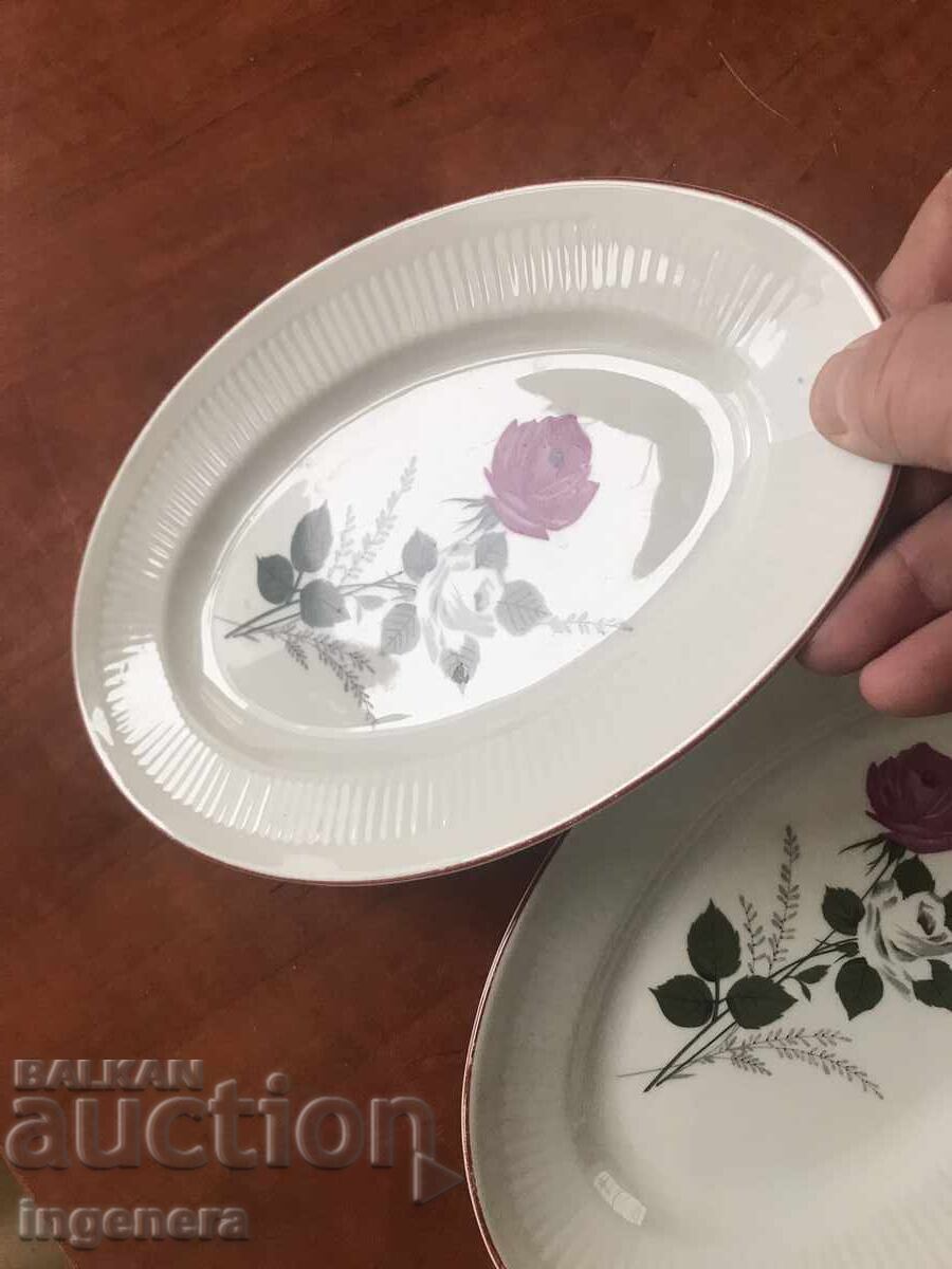 PLĂUTĂ OVALĂ BULGARIA DE PORCELAN DIN SOTSA-2 BR. - 5 PLĂUTĂ OVALĂ BULGARIA DE PORCELAN DIN SOTSA-2 BR. - 5