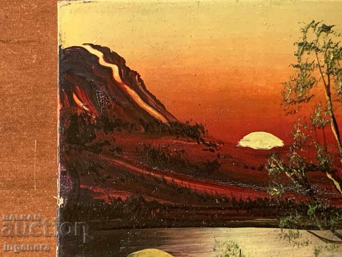 Доставка на КАРТИНА МАСЛО ФАЗЕР МИНИ ПОДПИС