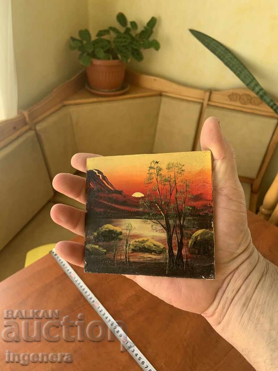 КАРТИНА МАСЛО ФАЗЕР МИНИ ПОДПИС - 6