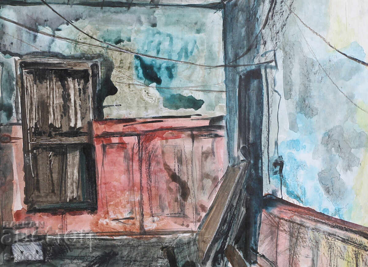 Δημοπρασία Ράντα Κράτσανοβα πίνακας ακρυλικό εσωτερικού χώρου Δημοπρασία Ράντα Κράτσανοβα πίνακας ακρυλικό εσωτερικού χώρου