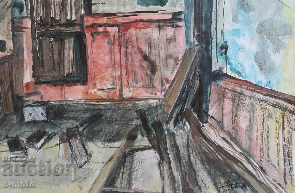 Παράδοση Ράντα Κράτσανοβα πίνακας ακρυλικό εσωτερικού χώρου Παράδοση Ράντα Κράτσανοβα πίνακας ακρυλικό εσωτερικού χώρου