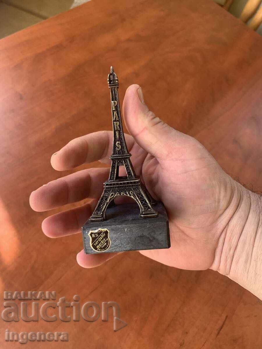 Auction SOUVENIR FIGURE METAL MARBLE EIFFEL TOWER-PARIS Auction SOUVENIR FIGURE METAL MARBLE EIFFEL TOWER-PARIS