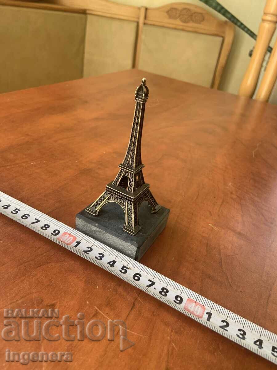 SOUVENIR FIGURE METAL MARBLE EIFFEL TOWER-PARIS SOUVENIR FIGURE METAL MARBLE EIFFEL TOWER-PARIS