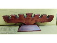 Wood carving candlestick for connoisseurs - excellent