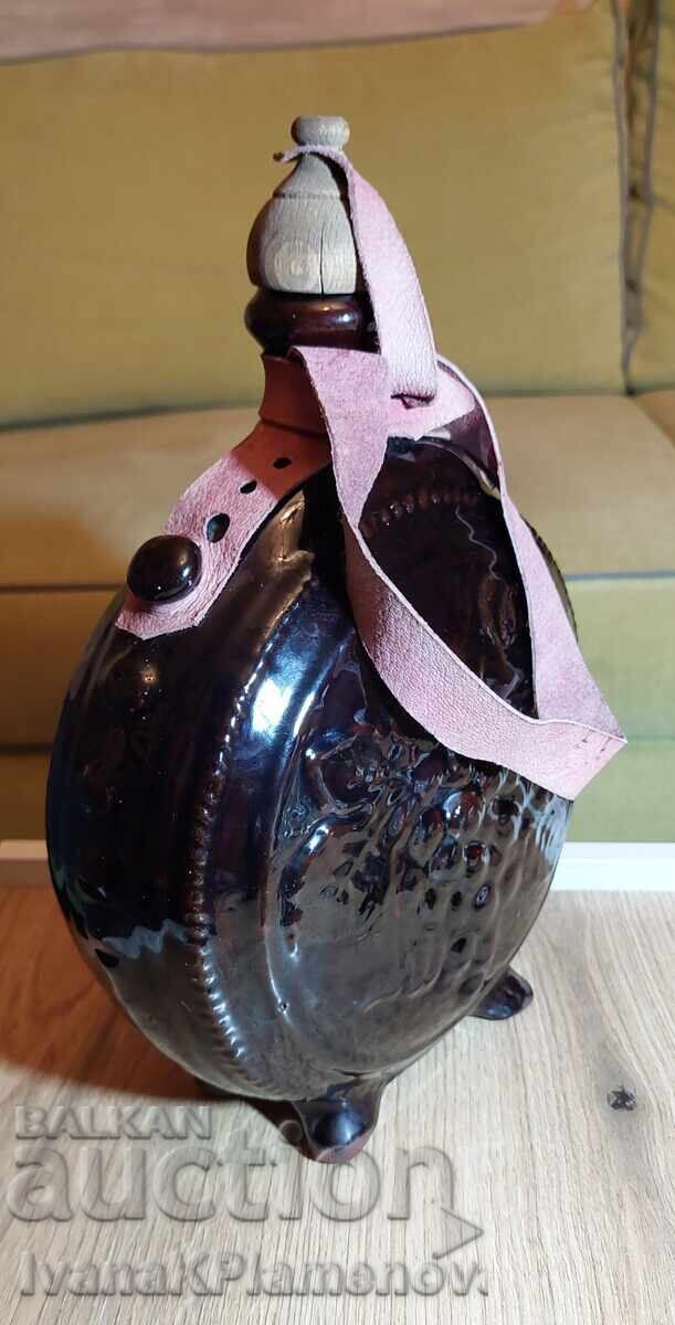Ceramic flask for connoisseurs, excellent - 5