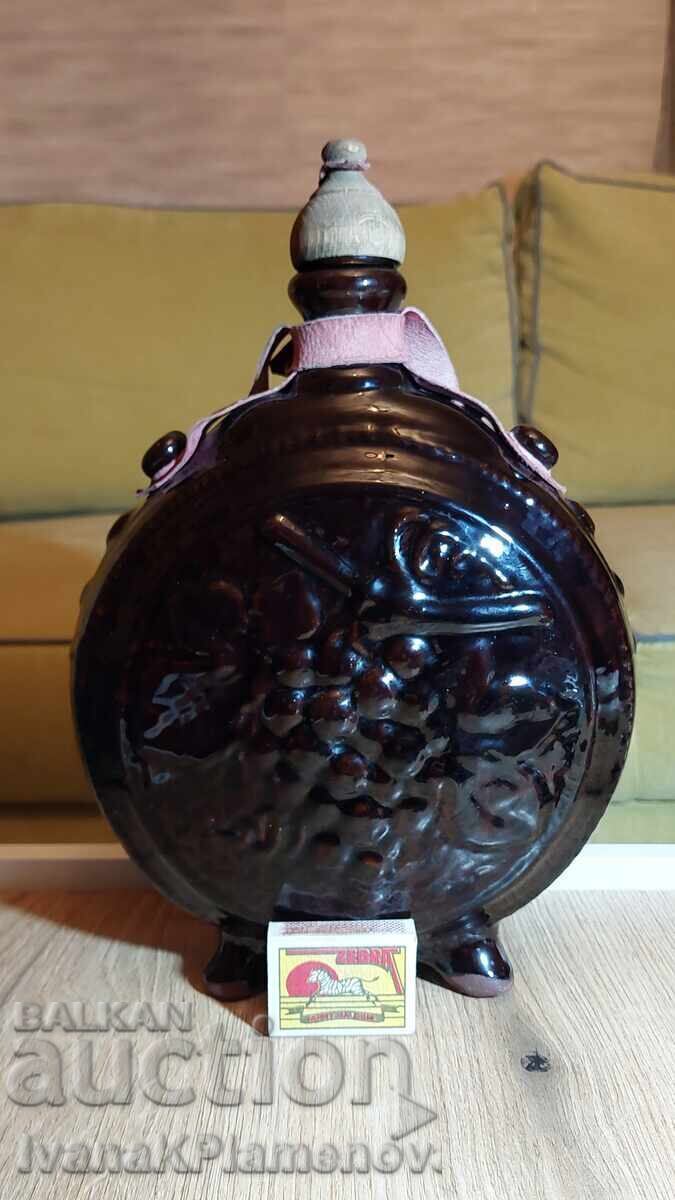 Ceramic flask for connoisseurs, excellent - 6