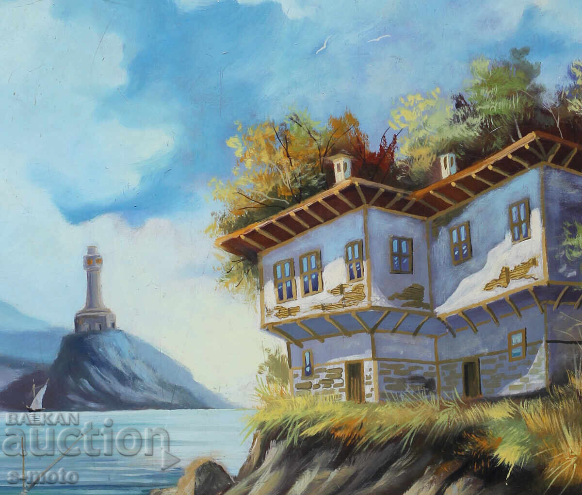 Tablou ulei marin semnat cu preț 300.00 BGN | € 153.39