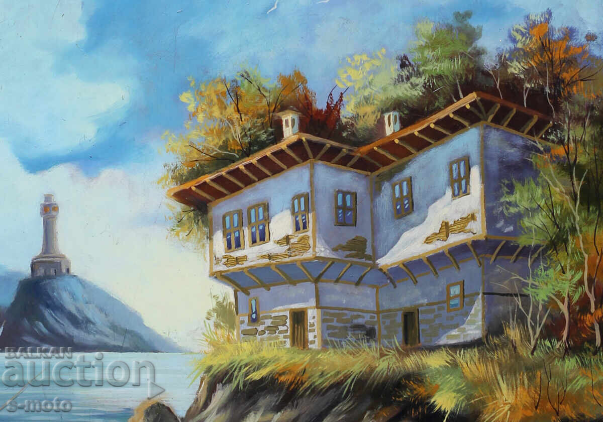 Livrarea Tablou ulei marin semnat