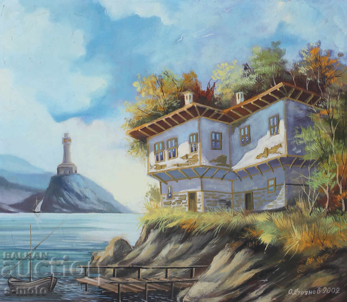 Tablou ulei marin semnat