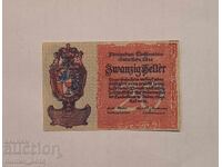 Λιχτενστάιν 20 χέλερ 1920 godina