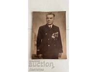 Royal photo of a naval officer with medals - 1937