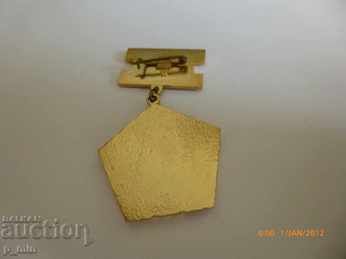 нагръден знак - Ветеран труда с цена 5.00 лв. | € 2.56