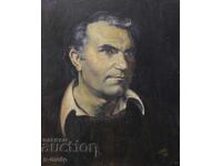 Stoyan Pavlov painting portrait of Grigor Vachkov