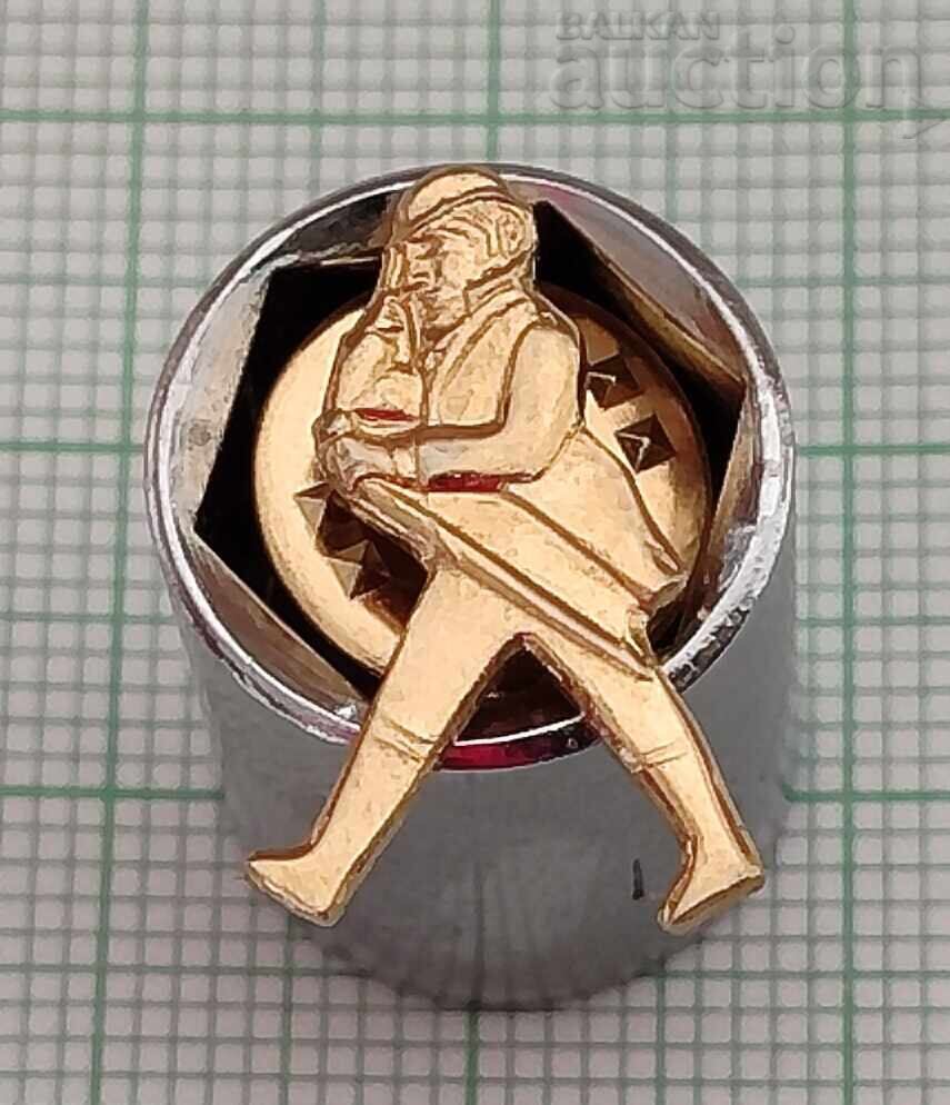 JOHNNIE WALKER WHISKY LOGO BADGE