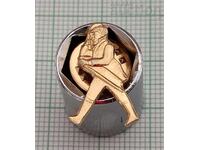 JOHNNIE WALKER WHISKY LOGO ZNACHKA