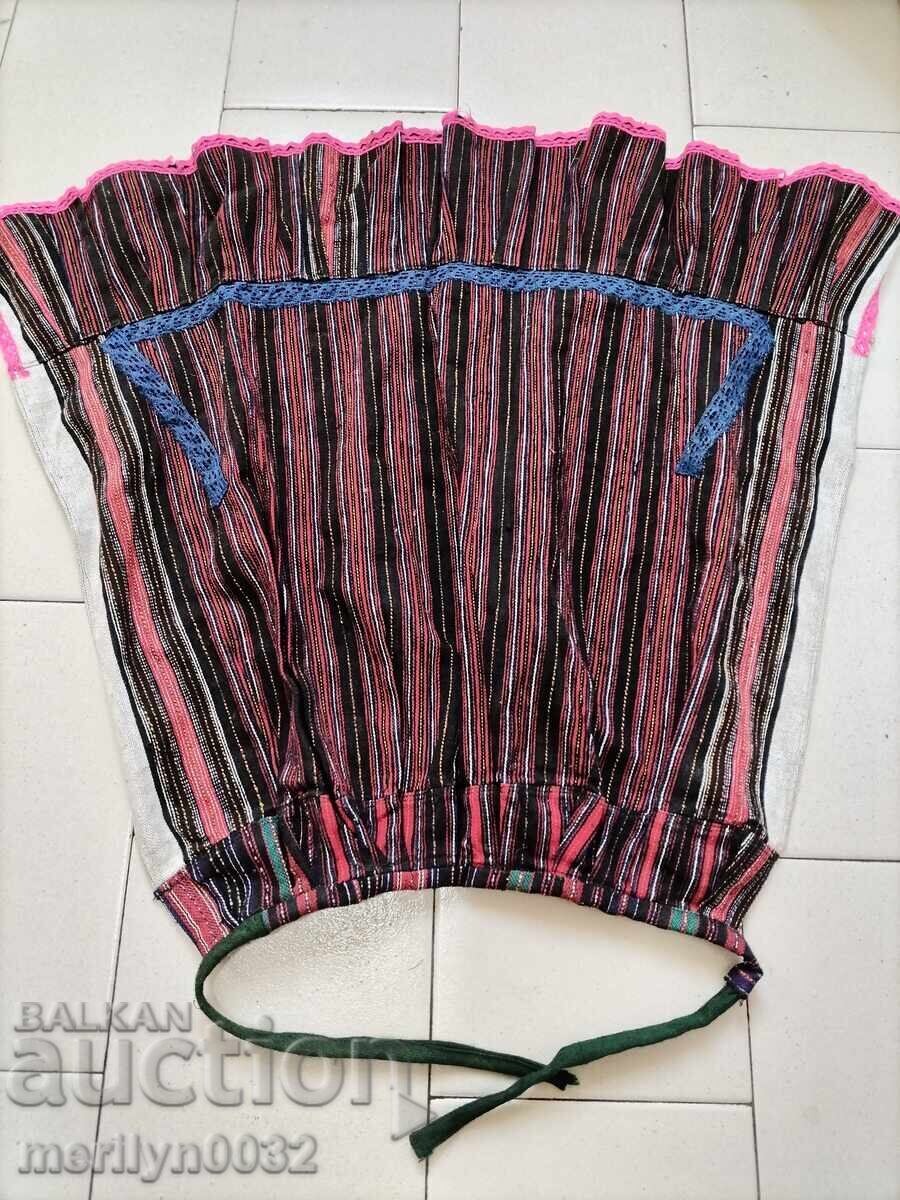 Доставка на Старинна ръчно изработена престилка пищимал