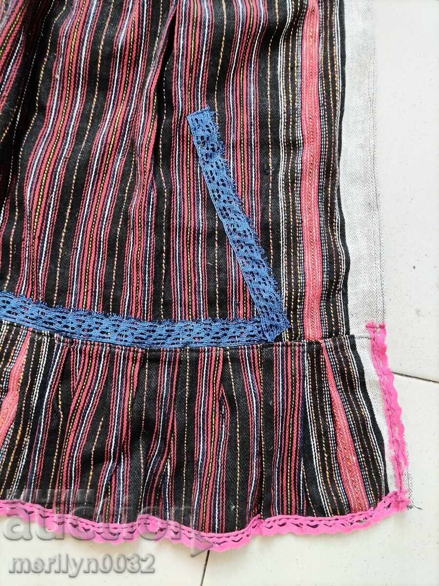 Старинна ръчно изработена престилка пищимал - 5