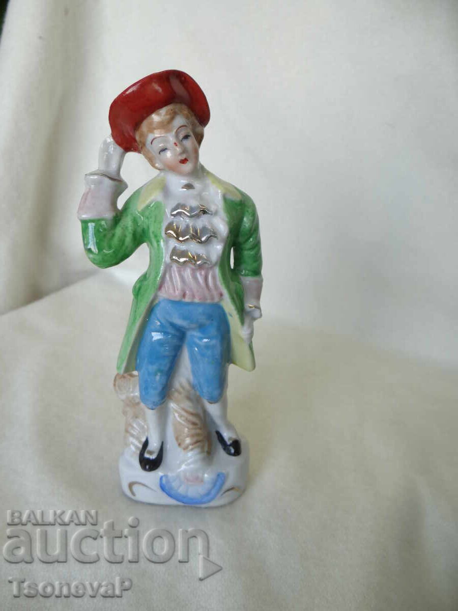 Old porcelain Japanese gentleman Old porcelain Japanese gentleman