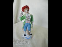 Old porcelain Japanese gentleman