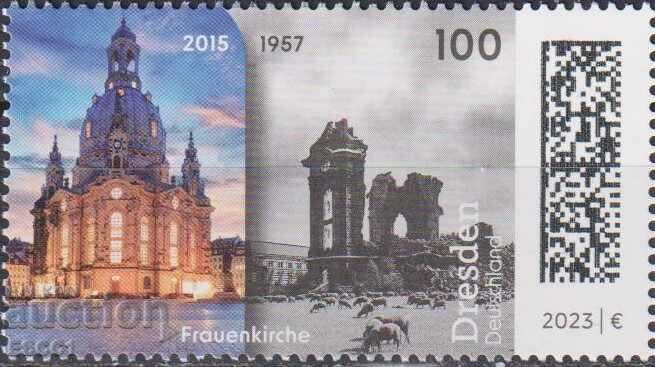 Καθαρή γραμματόσημο Εκκλησία της Παναγίας στη Δρέσδη 2023 από Γερμανία Καθαρή γραμματόσημο Εκκλησία της Παναγίας στη Δρέσδη 2023 από Γερμανία