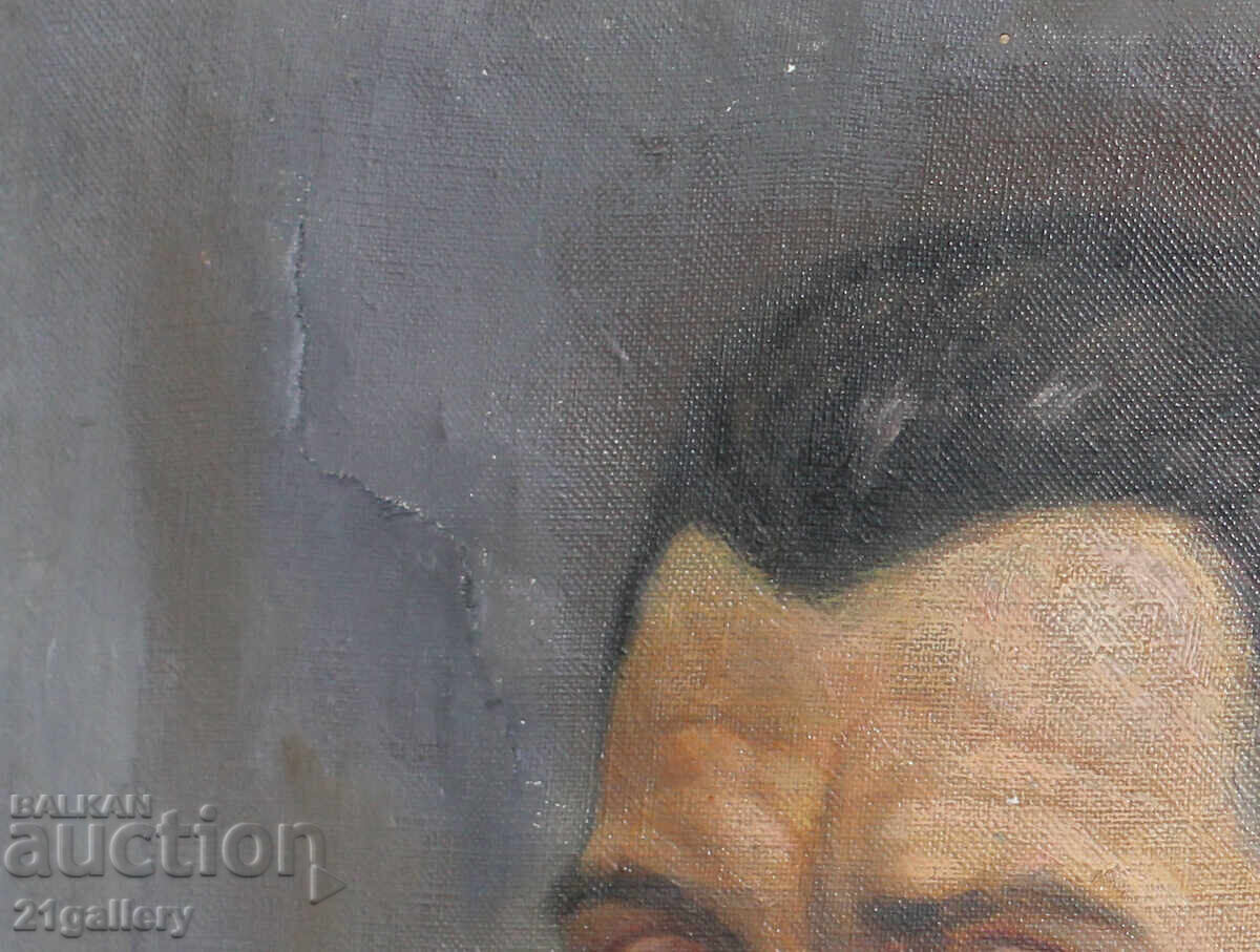 Delivery of Georgi Kashev (1879 - 1943) oil painting portrait