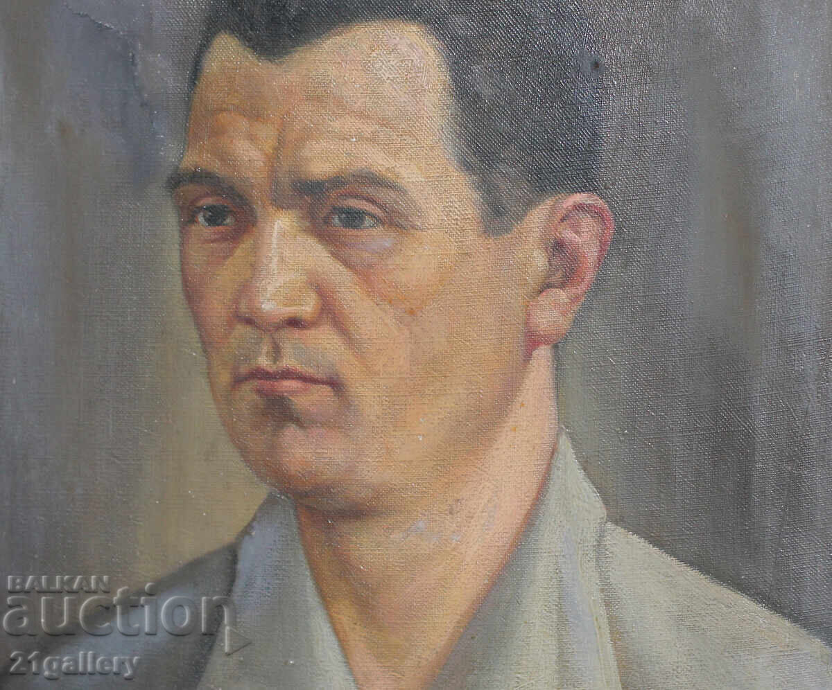 Georgi Kashev (1879 - 1943) oil painting portrait - 5