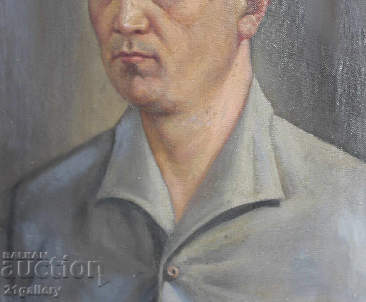 Georgi Kashev (1879 - 1943) oil painting portrait - 6