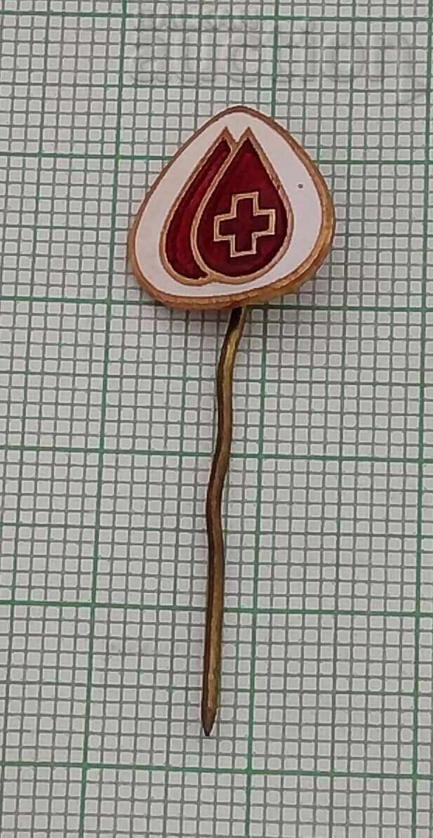 BLOOD DONOR BCHK ENAMEL BADGE BLOOD DONOR BCHK ENAMEL BADGE