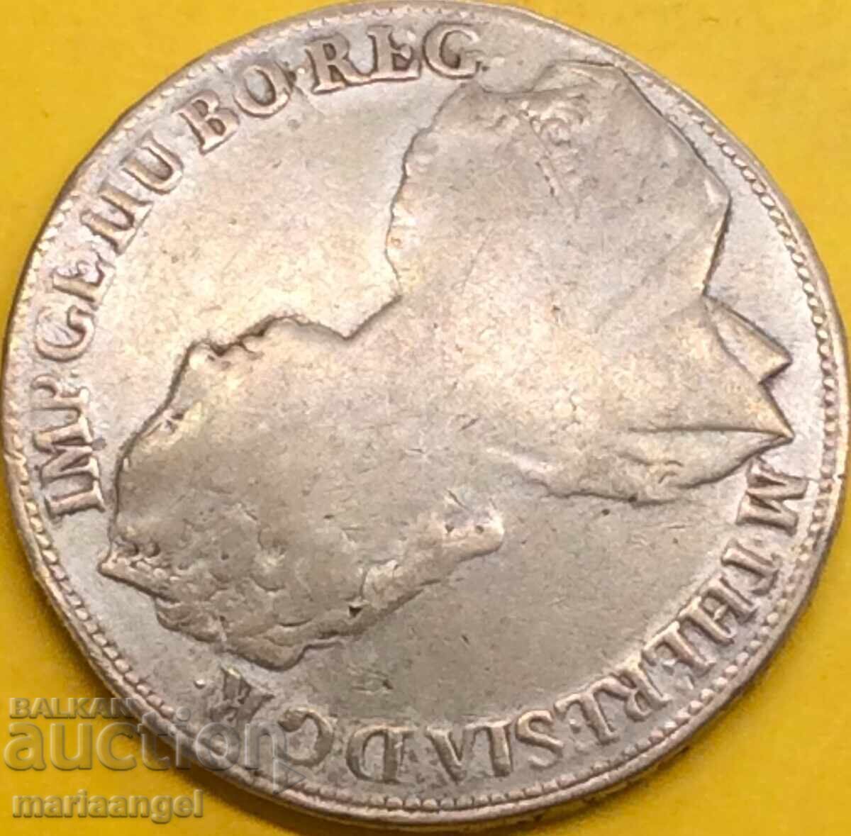 Δημοπρασία Τάληρο 1758 Αυστρία Μαρία Θηρεσία Χολ Τιρόλο 27,62γ ΣΠΑΝΙΟ