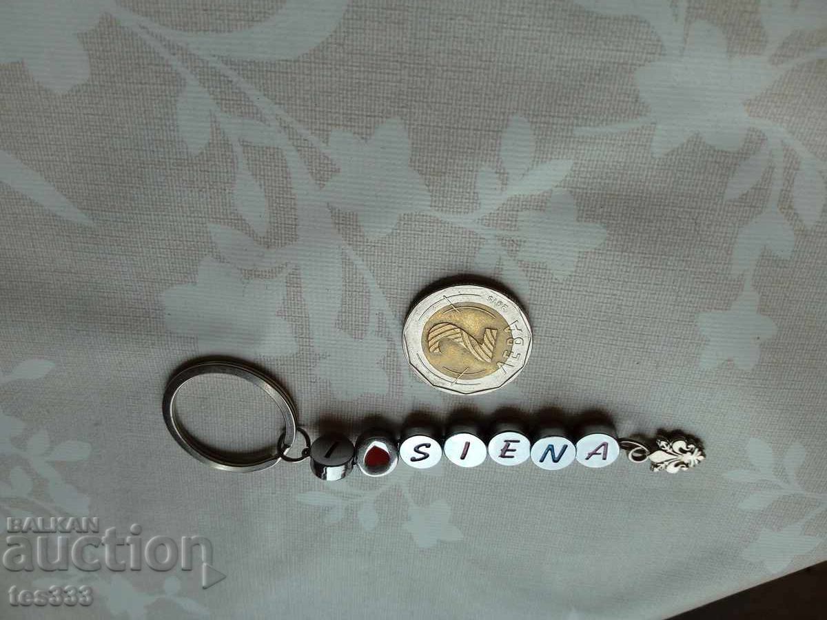 Siena Keychain with price € 1.53 | 2.99 BGN