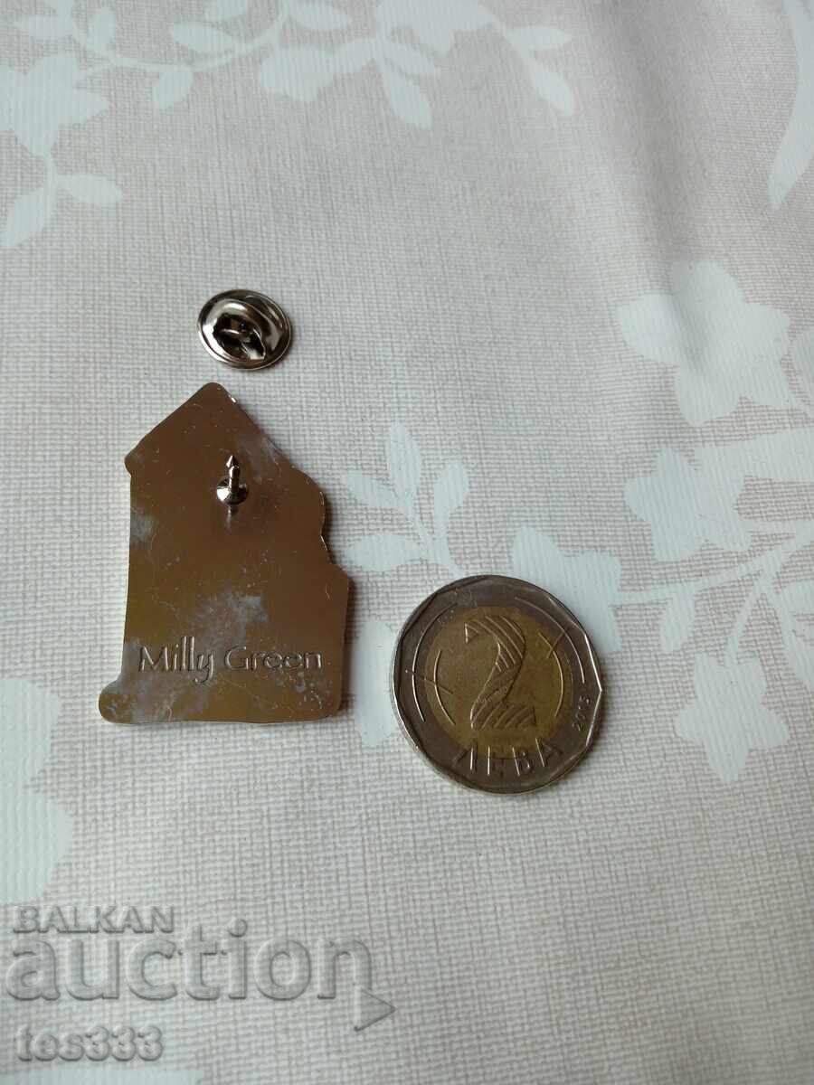 Milly Green pin badge - 7
