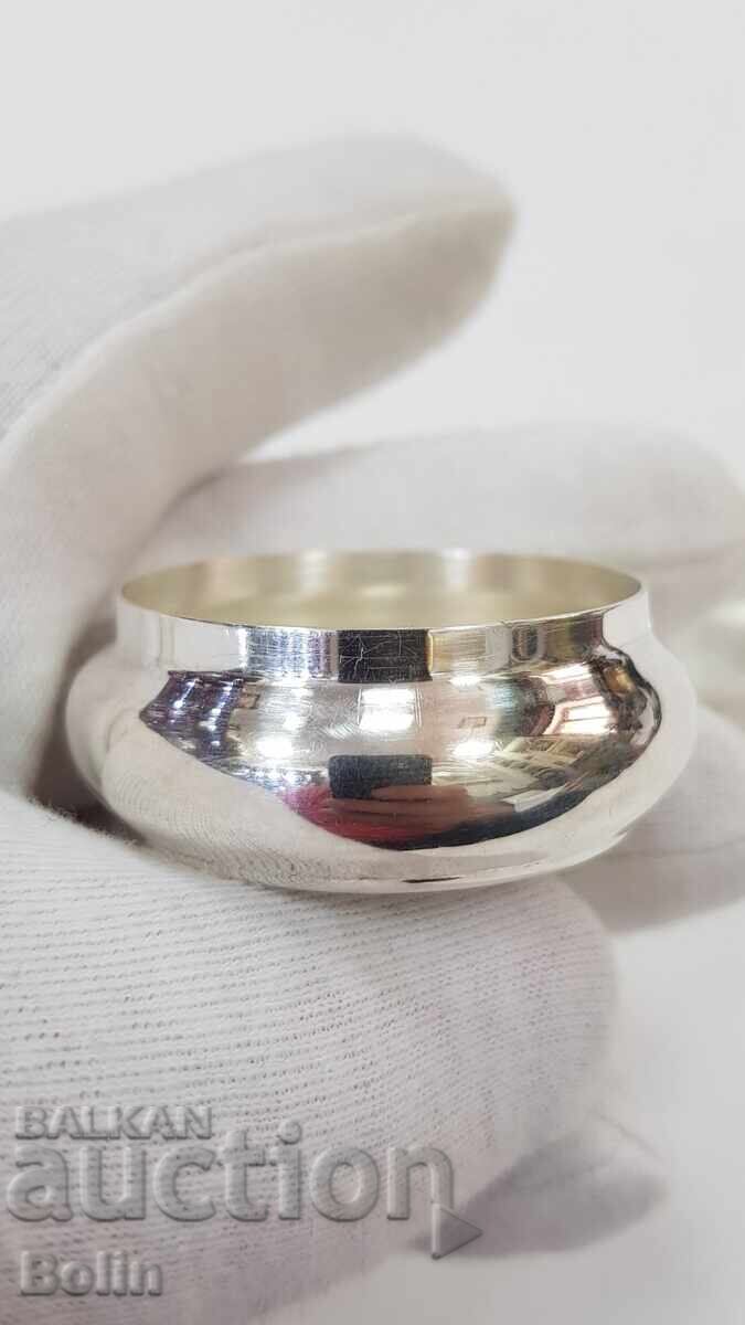 Masonic pillbox, silver, gold-14K Italy 800pr - 7