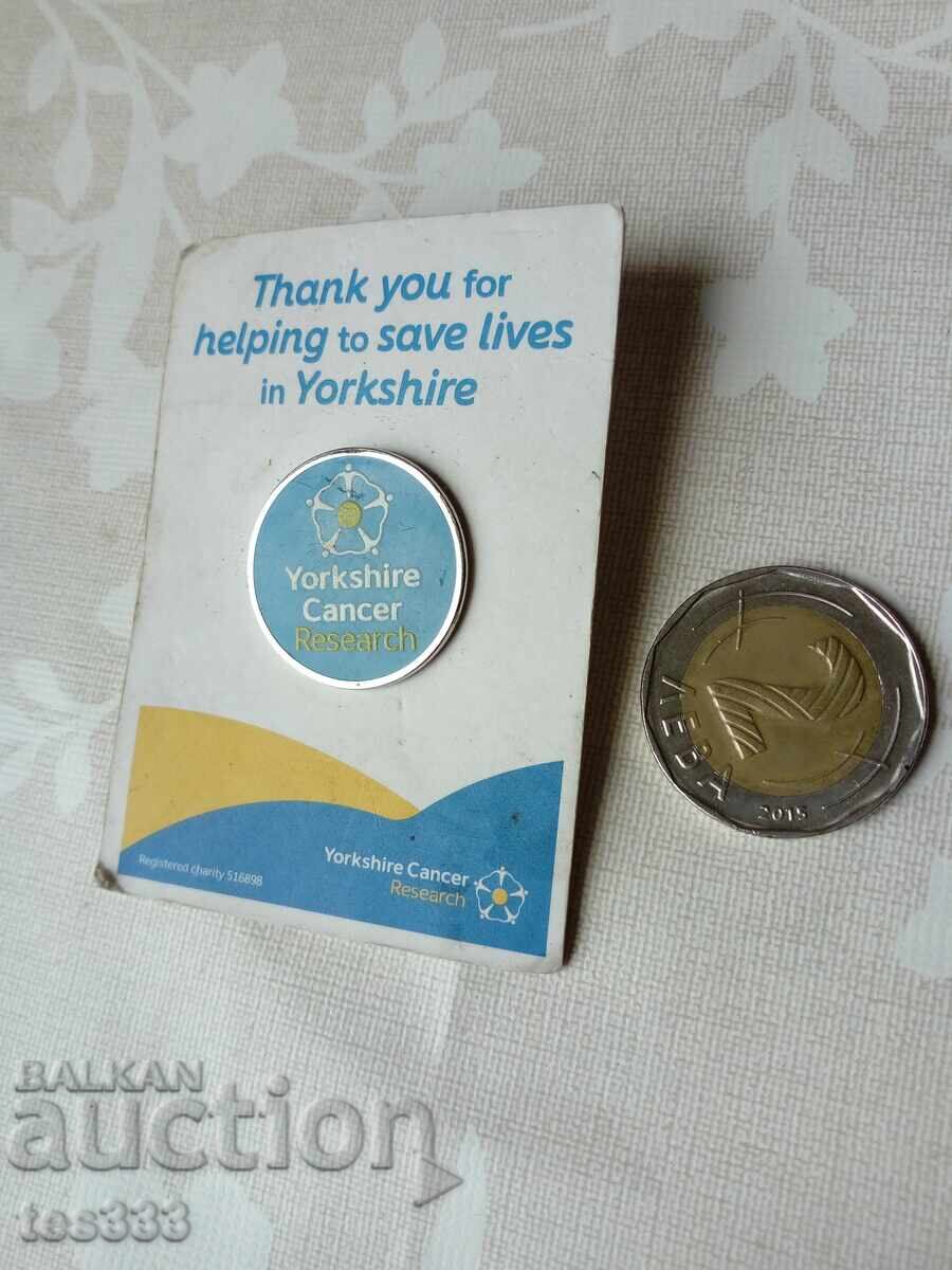 Σήμα Yorkshire cancer research με τιμή € 1.02 | 1.99 BGN