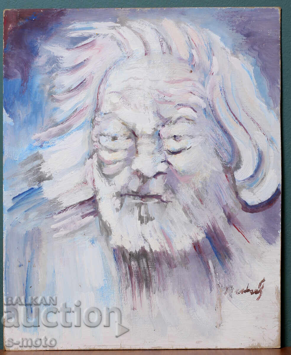 Δημοπρασία Ελαιογραφία, υπογεγραμμένη, πορτρέτο του Γκένκο Γκένκοφ