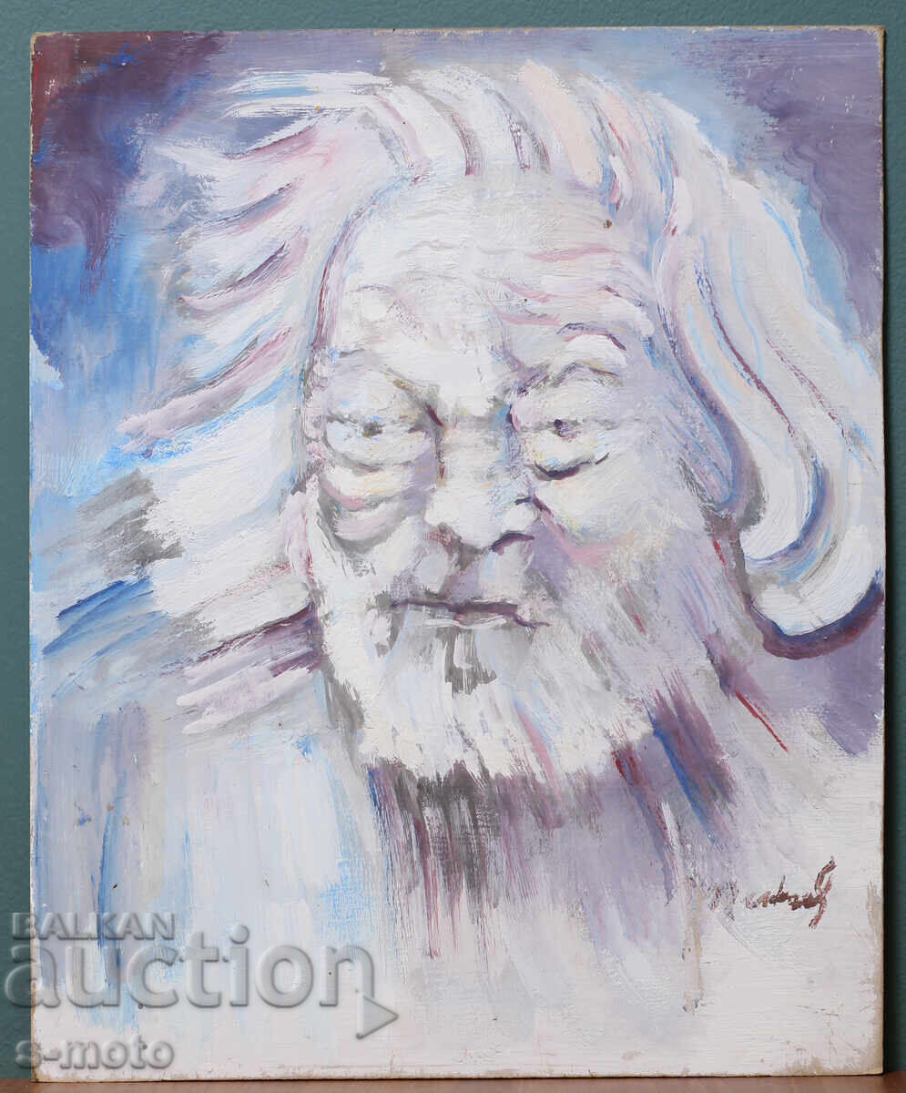 Παράδοση Ελαιογραφία, υπογεγραμμένη, πορτρέτο του Γκένκο Γκένκοφ