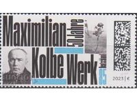 Timbrul poștal curat Maximilian Kolbe 2023 din Germania