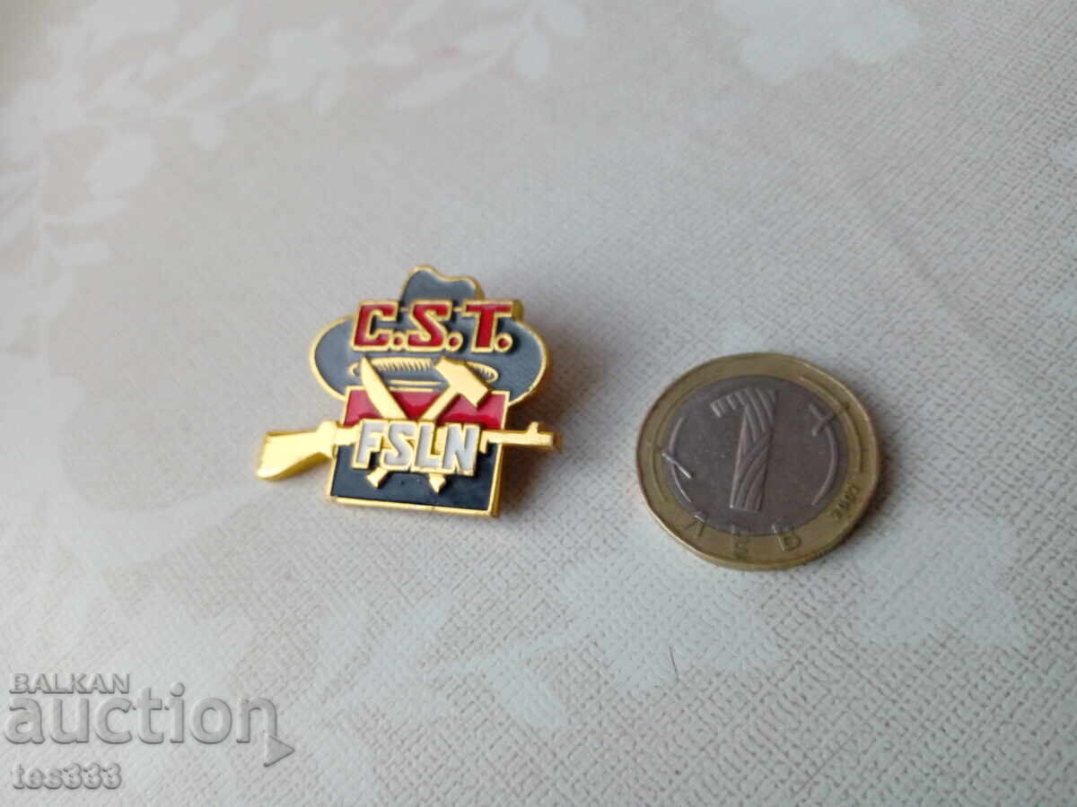 Σήμα C.S.T. FSLN Σαντινίστας Μέτωπο Απελευθέρωσης με τιμή € 1.79 | 3.50 BGN Σήμα C.S.T. FSLN Σαντινίστας Μέτωπο Απελευθέρωσης με τιμή € 1.79 | 3.50 BGN