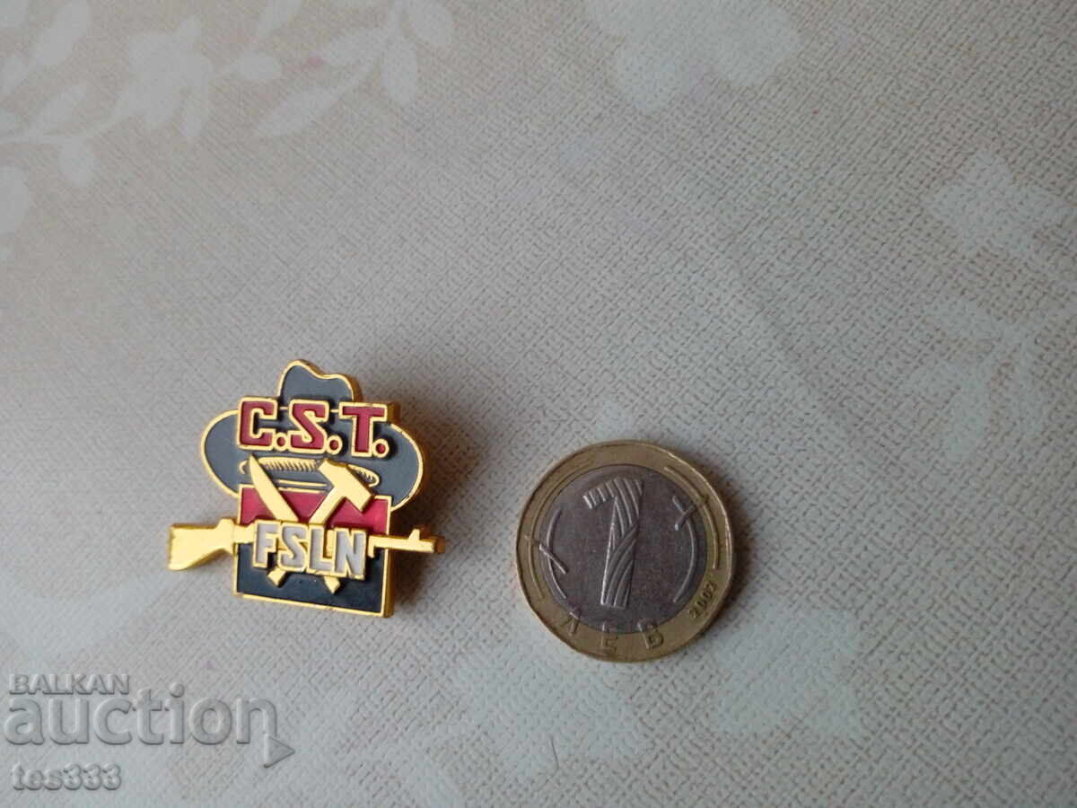 Παράδοση Σήμα C.S.T. FSLN Σαντινίστας Μέτωπο Απελευθέρωσης Παράδοση Σήμα C.S.T. FSLN Σαντινίστας Μέτωπο Απελευθέρωσης