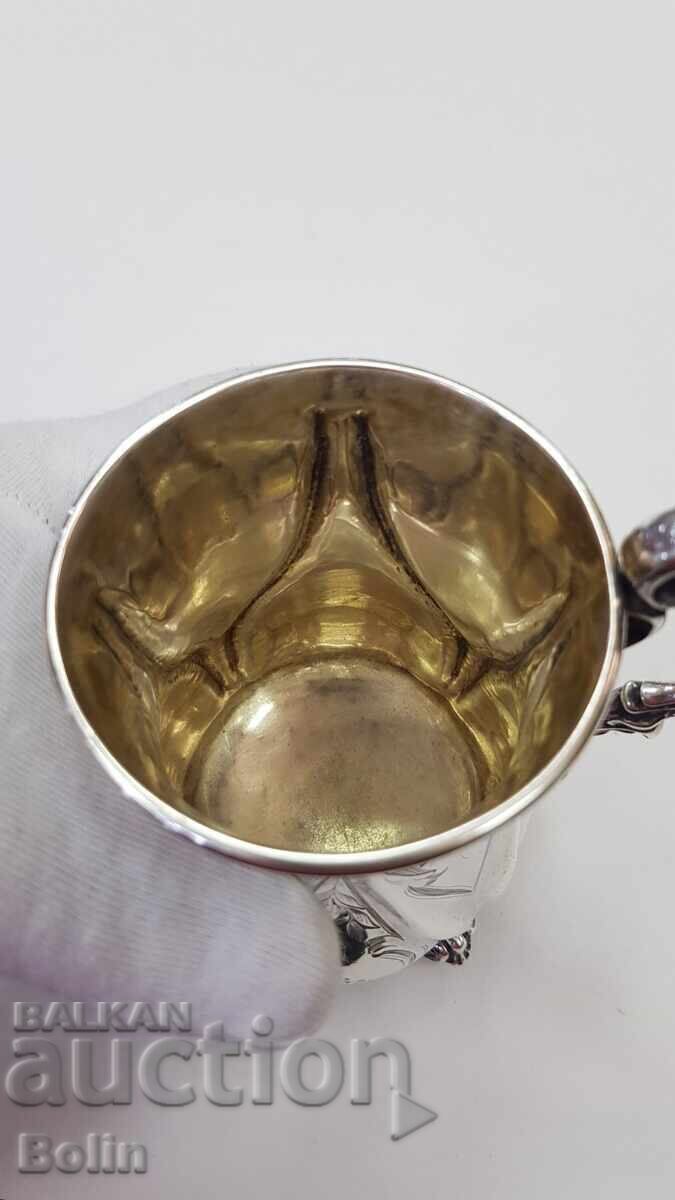 Rare Silver Cup Neo-Rococo Victorian Era 19th Century - 5 Rare Silver Cup Neo-Rococo Victorian Era 19th Century - 5